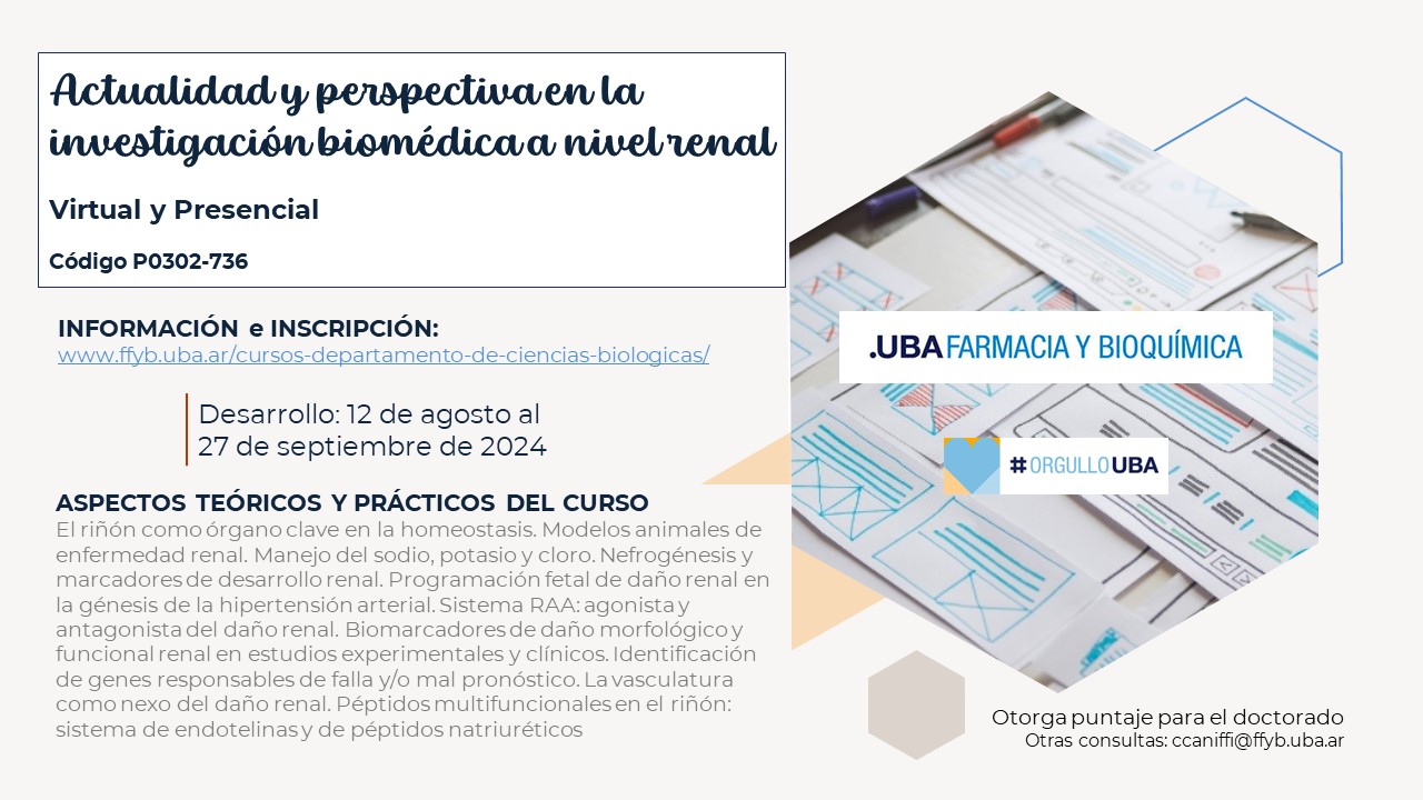 Course Image Actualidad y perspectiva en la investigación biomédica a nivel renal 2024